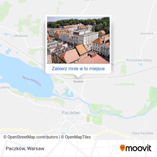 Mapa Paczków