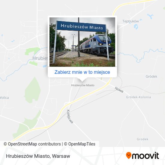 Mapa Hrubieszów Miasto