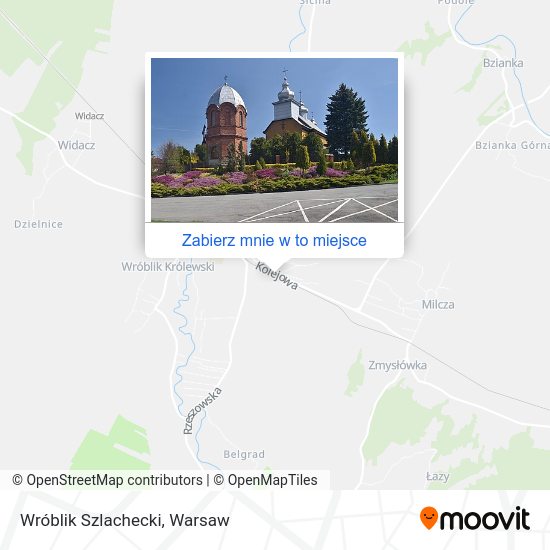 Mapa Wróblik Szlachecki