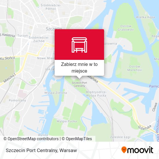 Mapa Szczecin Port Centralny