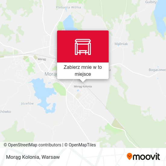 Mapa Morąg Kolonia