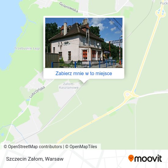 Mapa Szczecin Załom