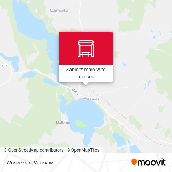 Mapa Woszczele