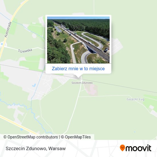 Mapa Szczecin Zdunowo