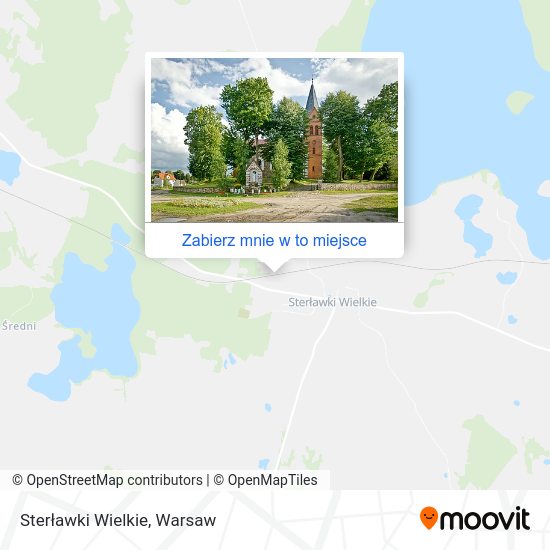 Mapa Sterławki Wielkie