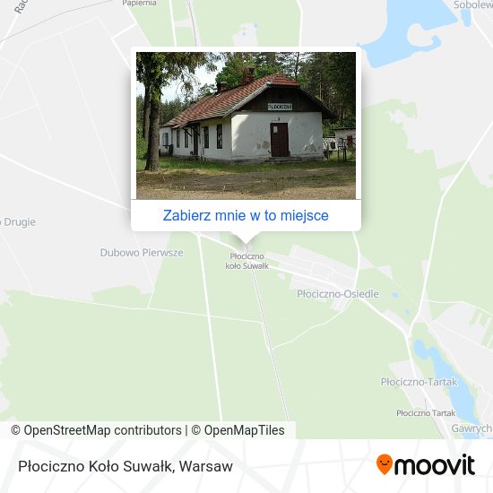 Mapa Płociczno Koło Suwałk