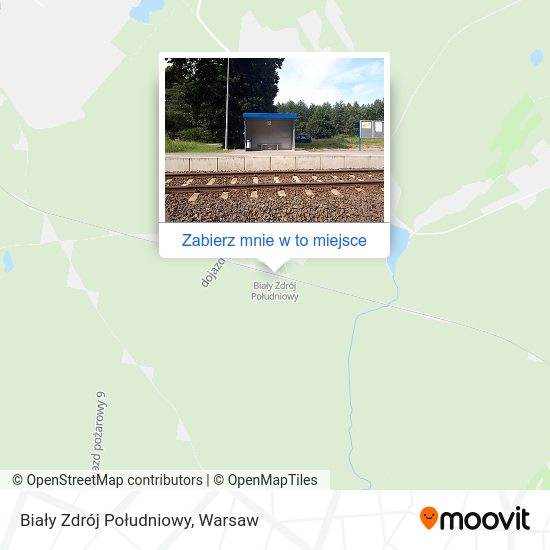 Mapa Biały Zdrój Południowy