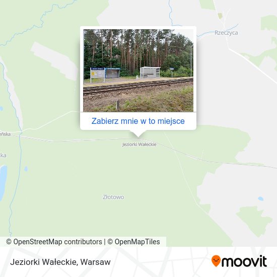 Mapa Jeziorki Wałeckie