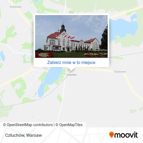 Mapa Człuchów