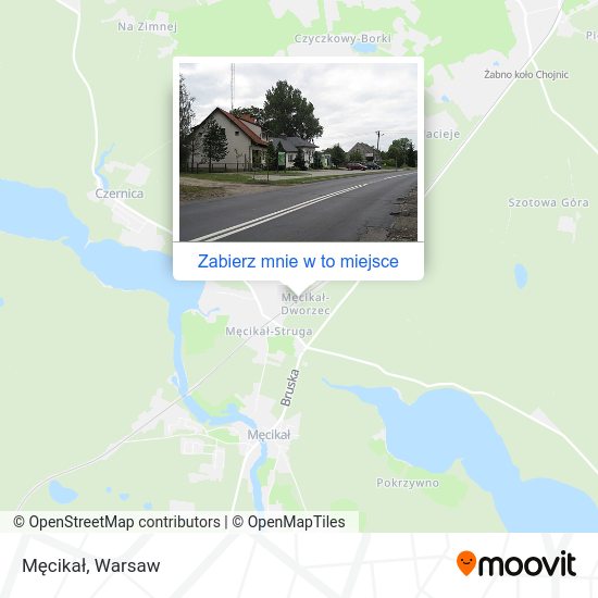 Mapa Męcikał