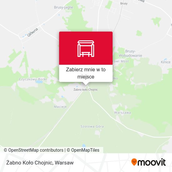 Mapa Żabno Koło Chojnic