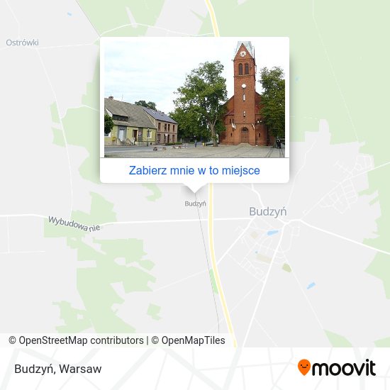 Mapa Budzyń