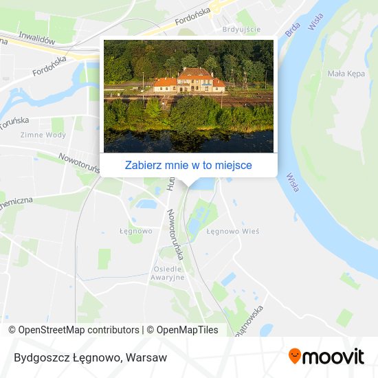 Mapa Bydgoszcz Łęgnowo