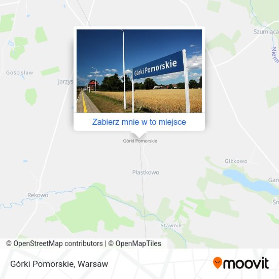 Mapa Górki Pomorskie