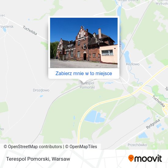 Mapa Terespol Pomorski