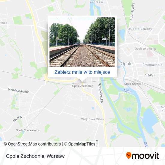 Mapa Opole Zachodnie