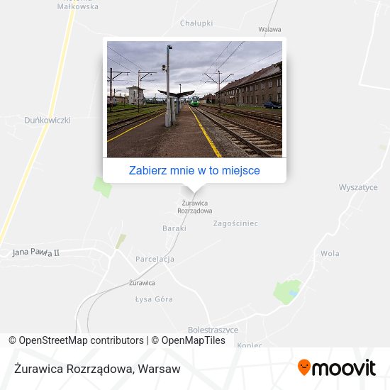 Mapa Żurawica Rozrządowa