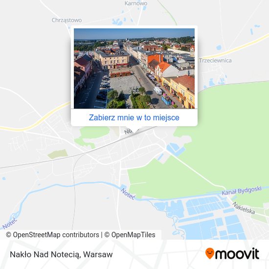 Mapa Nakło Nad Notecią