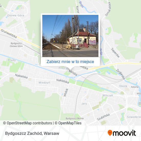 Mapa Bydgoszcz Zachód