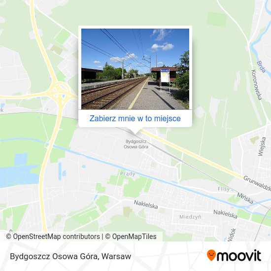 Mapa Bydgoszcz Osowa Góra