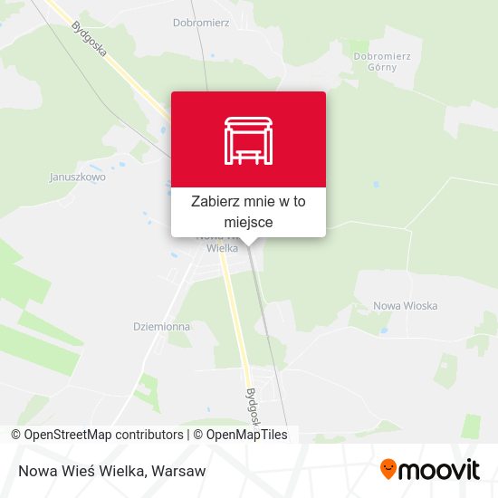 Mapa Nowa Wieś Wielka