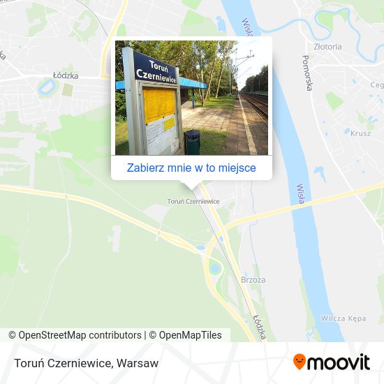 Mapa Toruń Czerniewice