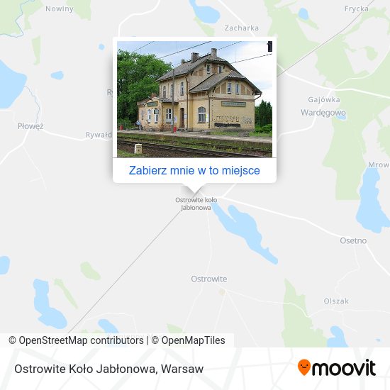 Mapa Ostrowite Koło Jabłonowa