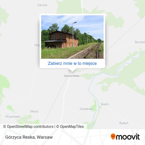 Mapa Górzyca Reska