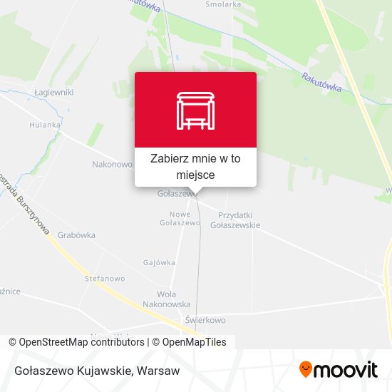 Mapa Gołaszewo Kujawskie