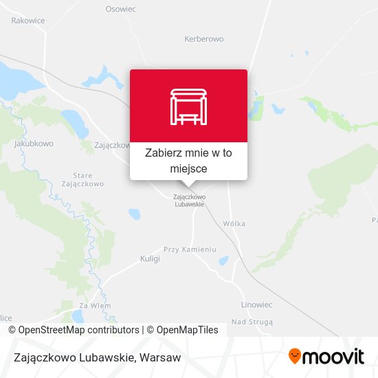 Mapa Zajączkowo Lubawskie