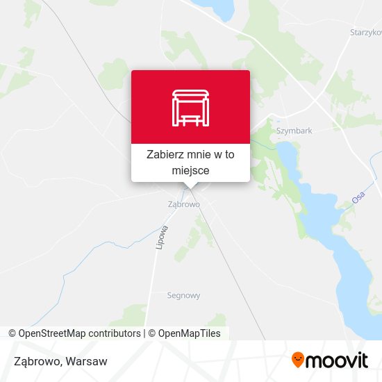 Mapa Ząbrowo