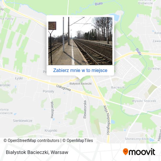 Mapa Białystok Bacieczki