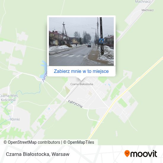 Mapa Czarna Białostocka