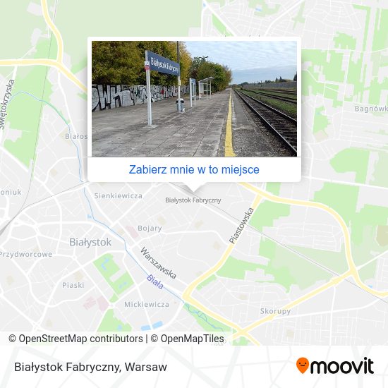 Mapa Białystok Fabryczny