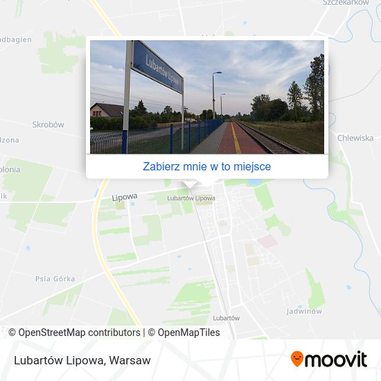 Mapa Lubartów Lipowa