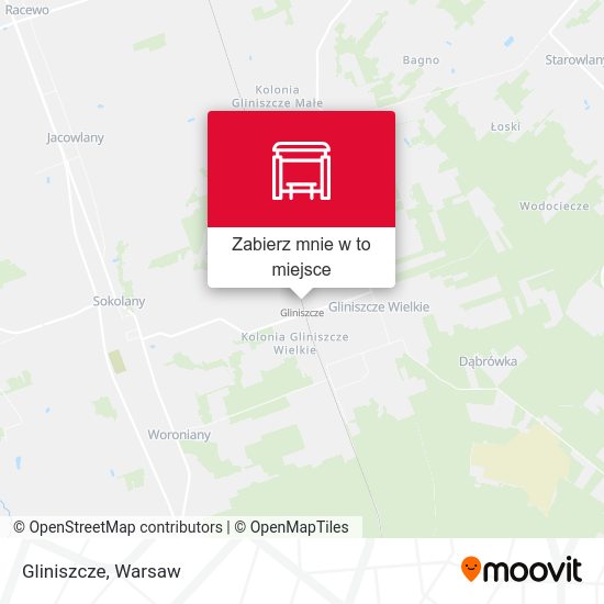 Mapa Gliniszcze