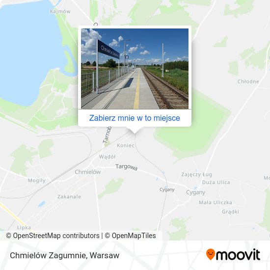 Mapa Chmielów Zagumnie