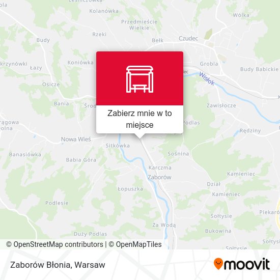 Mapa Zaborów Błonia