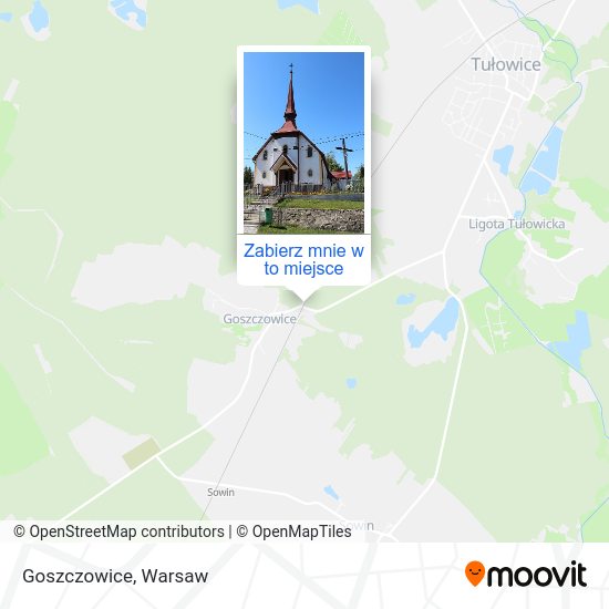 Mapa Goszczowice