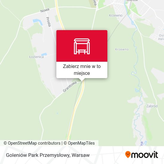 Mapa Goleniów Park Przemysłowy