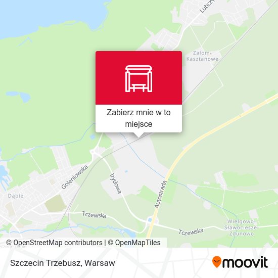 Mapa Szczecin Trzebusz