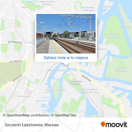 Mapa Szczecin Łasztownia