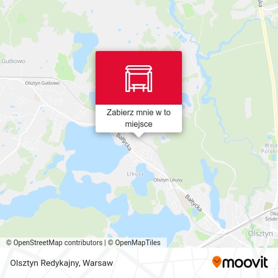 Mapa Olsztyn Redykajny