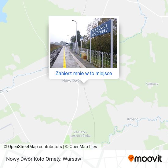 Mapa Nowy Dwór Koło Ornety