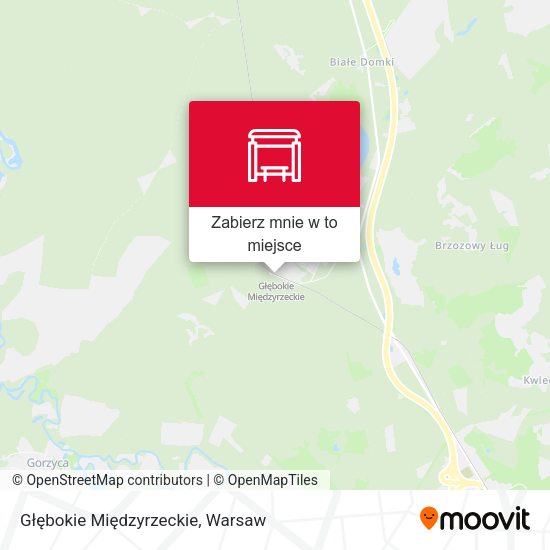 Mapa Głębokie Międzyrzeckie