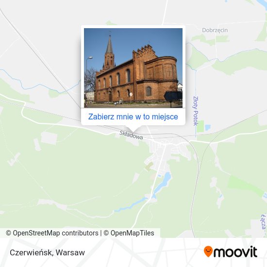 Mapa Czerwieńsk