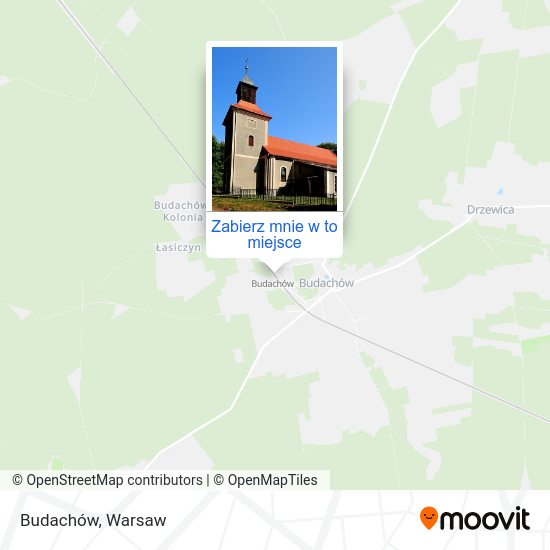 Mapa Budachów