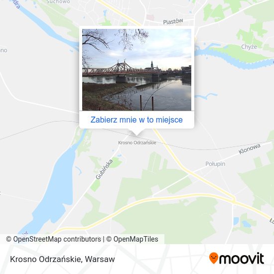 Mapa Krosno Odrzańskie