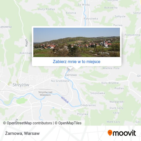 Mapa Żarnowa