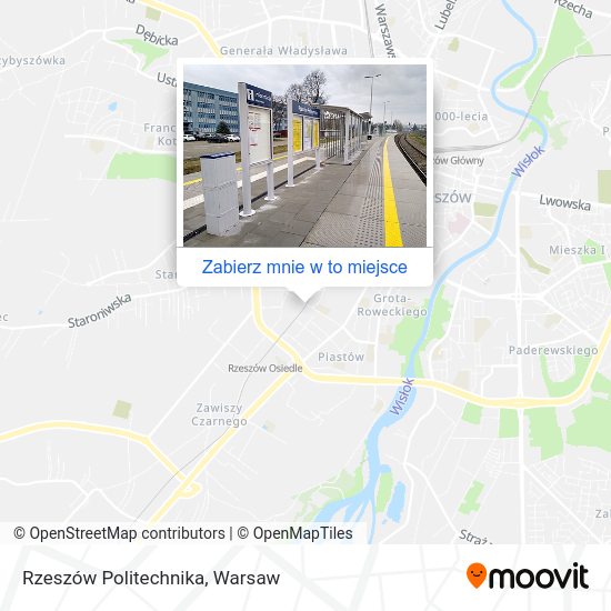 Mapa Rzeszów Politechnika